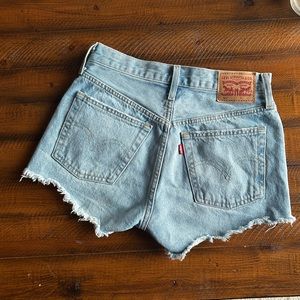 Levi’s 501 Light Wash Denim Shorts